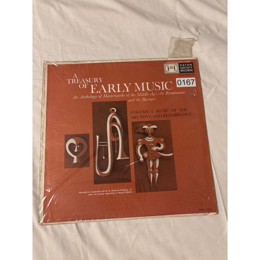 Haydn Society A Treasury of Early Music Vol 2 LP 12" Black Renaissance Music
